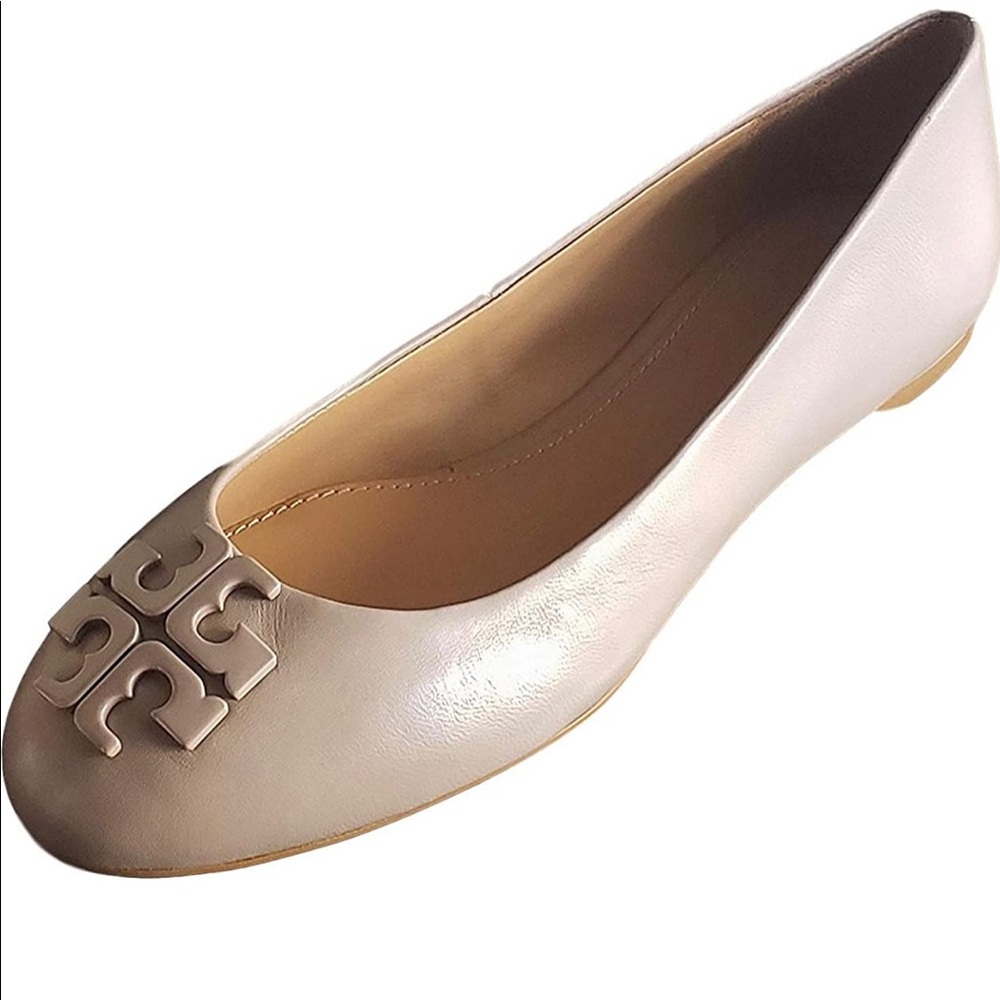 Tory Burch Lowell 2 Ballet French Grey NWT size 7